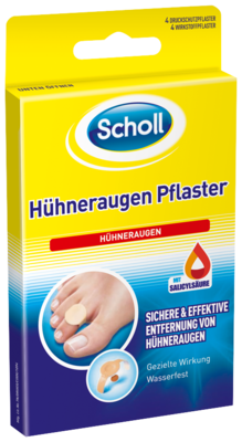 SCHOLL H�hneraugen Pflaster 4 St von Scholl's Wellness Company GmbH