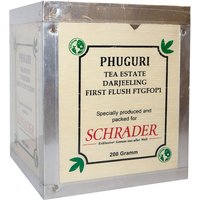 Schrader Schwarzer Tee Darjeeling First Flush Phuguri Ftgfop1 Bio von Schrader