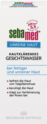 SEBAMED UNREINE HAUT HAUTKLÄRENDES GESICHTSWASSER von Sebapharma GmbH & Co. KG
