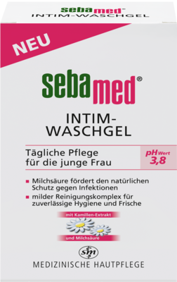 SEBAMED Intim Waschgel pH 3,8 f�r die junge Frau 200 ml von Sebapharma GmbH & Co.KG