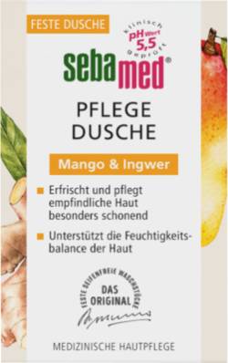 SEBAMED Pflege-Dusche mit Mango & Ingwer fest 100 g von Sebapharma GmbH & Co.KG