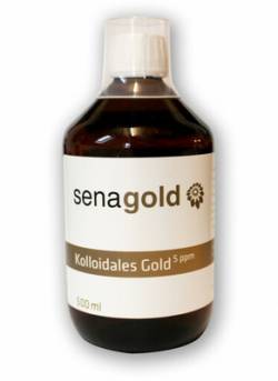 KOLLOIDALES GOLD 5 ppm fl�ssig 500 ml von Senagold Naturheilmittel GmbH