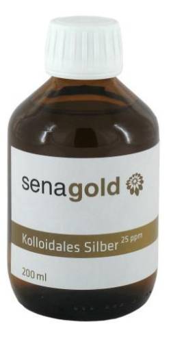 KOLLOIDALES Silber 25 ppm flüssig von Senagold Naturheilmittel GmbH