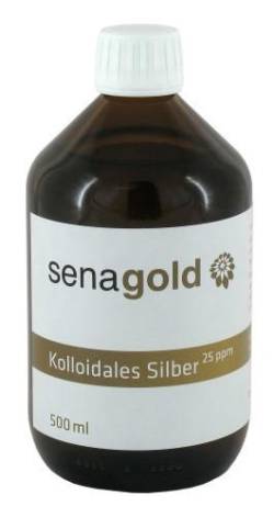 KOLLOIDALES Silber 25 ppm flüssig von Senagold Naturheilmittel GmbH