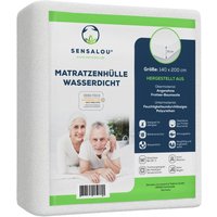 Sensalou Matratzenbezug mit Reissverschluss wasserdicht 140x200x15cm Matratzenhülle für Allergiker von Sensalou