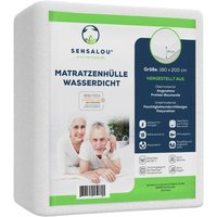 Sensalou Matratzenbezug mit Reissverschluss wasserdicht 180x200x25cm Encasing für Allergiker von Sensalou