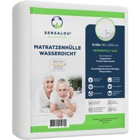 Sensalou Matratzenbezug mit Reissverschluss wasserdicht - 90x200 x20cm Matratzenhülle für Allergiker von Sensalou