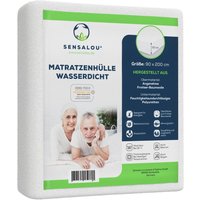 Sensalou Matratzenbezug mit Reissverschluss wasserdicht - 90x200x30 cm Encasing für Allergiker von Sensalou