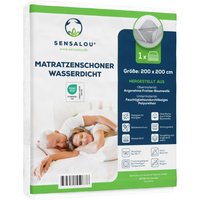 Sensalou Matratzenschoner Wasserdicht - Nässeschutz Matratzenauflage 200x200cm von Sensalou