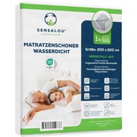 Sensalou Matratzenschoner Wasserdicht - Nässeschutz Matratzenauflage 200x220cm von Sensalou