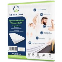 Sensalou Spannbettlaken wasserdicht 70 x 140 cm Spannbetttuch Matratzen Schutz von Sensalou