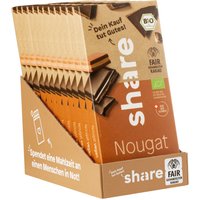 share Bio Schokoladentafel Nougat von Share