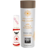 Shiatsu - Körperöl Massageöl mit Aroma Duft Geschmack Aprikose und Sanddorn von Shiatsu