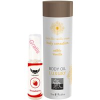 Shiatsu - Körperöl Massageöl mit Aroma Duft Geschmack Vanille von Shiatsu