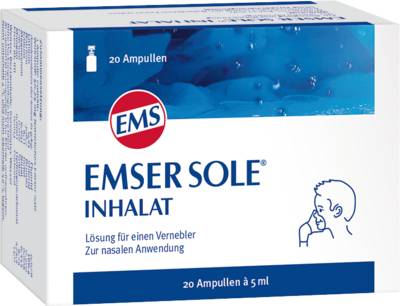 EMSER Sole Inhalat Lösung f.e.Vernebler 20 St von Sidroga Gesellschaft für Gesundheitsprodukte mbH