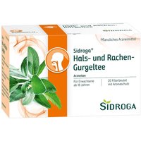 Sidroga Hals- und Rachen-gurgeltee Filterbeutel von Sidroga