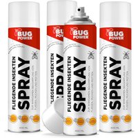 BugPower Spray gegen fliegende Insekten von Silberkraft