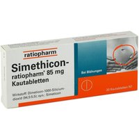Simethicon-ratiopharm 85mg von Simethicon-ratiopharm