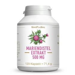 MARIENDISTEL EXTRAKT 500 mg MONO Kapseln 120 St Kapseln von SinoPlaSan AG