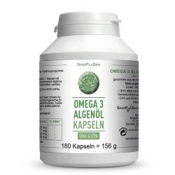 Omega 3 Algenöl Kapseln DHA+EPA von SinoPlaSan AG