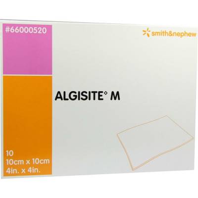 ALGISITE M Calciumalginat Wundaufl.10x10 cm ster. 10 St Kompressen von Smith & Nephew GmbH - Woundmanagement