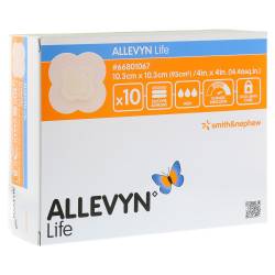 "ALLEVYN Life 10,3x10,3 cm Silikonschaumverband 10 Stück" von "Smith & Nephew GmbH - Woundmanagement"