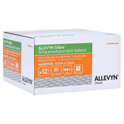 ALLEVYN Silber Schaumverb.4,5x5,5 cm nicht haft. 12 St Verband von Smith & Nephew GmbH - Woundmanagement