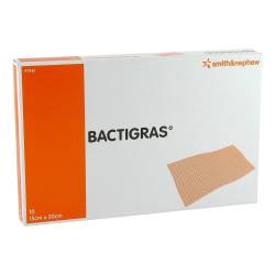 "BACTIGRAS antiseptische Paraffingaze 15x20 cm 10 Stück" von "Smith & Nephew GmbH - Woundmanagement"