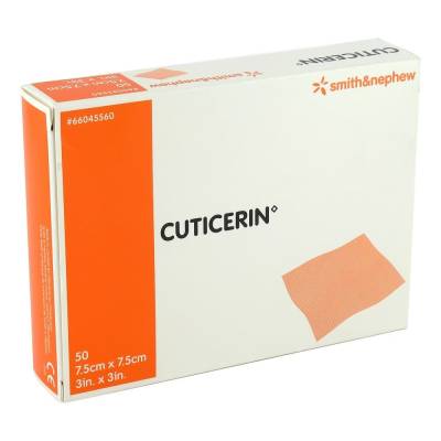 "CUTICERIN 7,5x7,5 cm Gaze m.Salbenbeschichtung 50 Stück" von "Smith & Nephew GmbH - Woundmanagement"