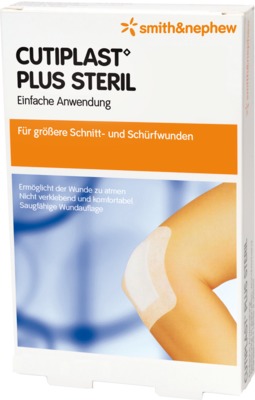 CUTIPLAST Plus steril 7,8x10 cm Verband von Smith & Nephew GmbH - Woundmanagement