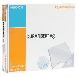 DURAFIBER Ag 10x10 cm Verband 10 St Verband von Smith & Nephew GmbH - Woundmanagement