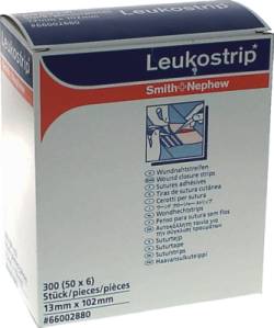 LEUKOSTRIP Wundnahtstreifen 13x102 mm Box 50X6 St von Smith & Nephew GmbH