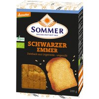 Sommer - Demeter Schwarzer Emmer Zwieback von Sommer