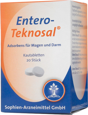 ENTERO TEKNOSAL Kautabletten 20 St von Sophien Arzneimittel GmbH