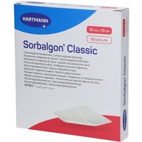 Sorbalgon® Classic 10x10 cm Calciumalginat-Kompr. von Sorbalgon