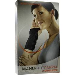 MANU-HIT CARPAL Orthese links Gr.L schwarz 07233 von Sporlastic GmbH