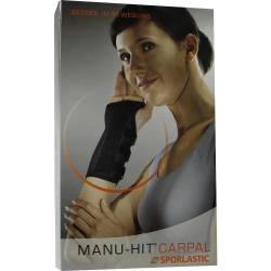 MANU-HIT CARPAL Orthese rechts Gr.M schwarz 07233 von Sporlastic GmbH