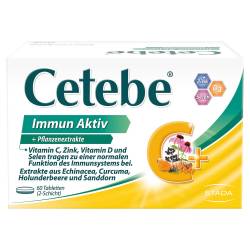 Cetebe® Immun Aktiv +Pflanzenextrakte 60 St Tabletten von Stada Consumer Health Deutschland Gmbh