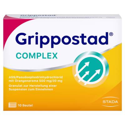 GRIPPOSTAD Complex ASS/Pseudoeph.500/30 mg Orange 10 St Granulat zur Herstellung einer Suspension zum Einnehmen von Stada Consumer Health Deutschland Gmbh