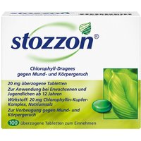 Stozzon Chlorophyll-Dragees gegen Mund- und KÃ¶rpergeruch von Stozzon