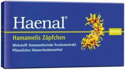 Haenal Hamamelis 10 Zäpfchen von Strathmann GmbH & Co.KG