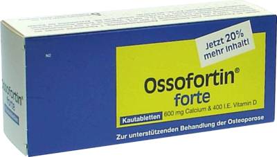 OSSOFORTIN forte Kautabletten 60 St von Strathmann GmbH & Co.KG