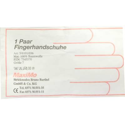 HANDSCHUHE Baumwolle Gr.7 Überlänge 2 St Handschuhe von Strickmoden Bruno Barthel GmbH & Co. KG