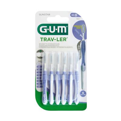 Gum Trav-Ler 0,6IN Kerze hellblau Intterdentalbür. von Sunstar Deutschland GmbH