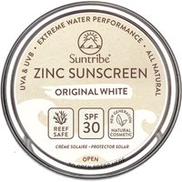 Suntribe Bio Zink Sonnencreme LSF 30 Weiß 45 g von Suntribe