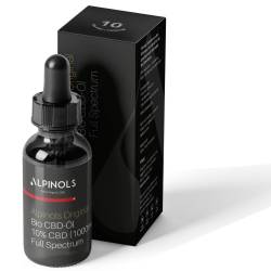 ALPINOLS Original Organic CBD Öl Fullspectrum 10% von Swiss Organic Partners AG