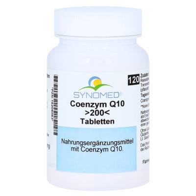 "COENZYM Q10 200 Tabletten 120 Stück" von "Synomed GmbH"
