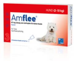 AMFLEE 67 mg Spot-on Lsg.f.kleine Hunde 2-10kg 3 St von TAD Pharma GmbH