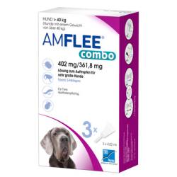 AMFLEE combo 402/361,8mg Lsg.z.Auf.f.Hunde �b.40kg 3 St von TAD Pharma GmbH