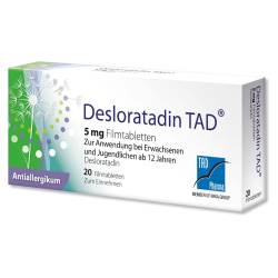 "Desloratadin TAD 5mg Filmtabletten 20 Stück" von "TAD Pharma GmbH"
